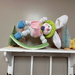 Easter bunny, rocker